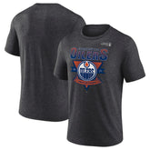NHL Edmonton Oilers Fanatics 2025 Stanley Cup Playoffs Crossbar Tri-Blend T-Shirt