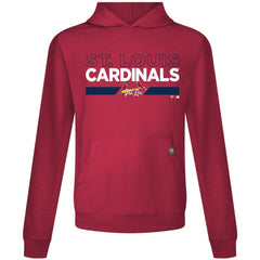 Red St. Louis Cardinals Levelwear City Connect Relay No Hitter Pullover Hoodie