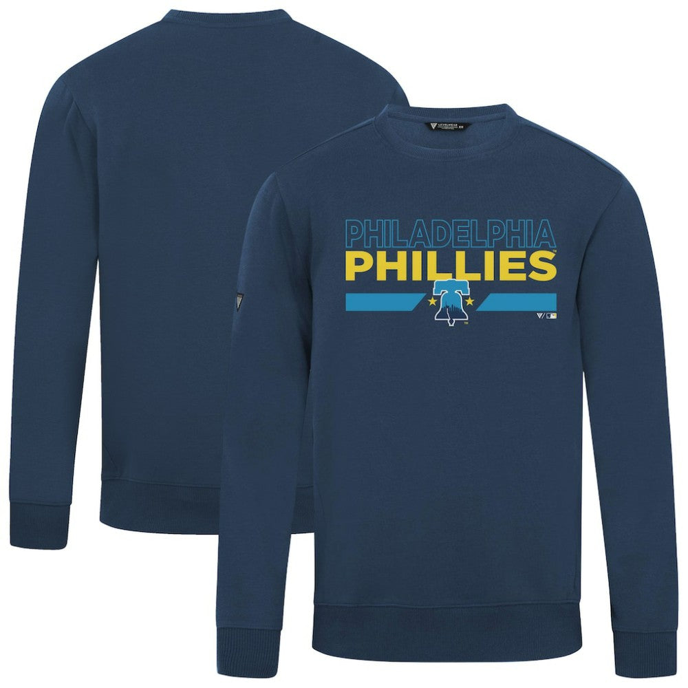 Navy Philadelphia Phillies Levelwear City Connect Zane No Hitter Pullover Sweatshirt
