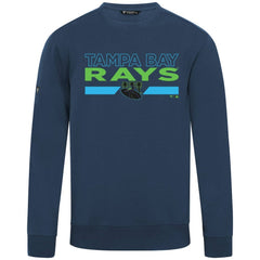 Navy Tampa Bay Rays Levelwear City Connect Zane No Hitter Pullover Sweatshirt