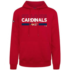Red St. Louis Cardinals Levelwear City Connect Podium No Hitter Pullover Hoodie