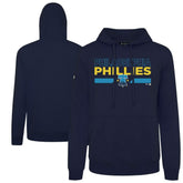 Navy Philadelphia Phillies Levelwear City Connect Podium No Hitter Pullover Hoodie