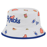 New Era New York Knicks Team Cheer Reversible Bucket Hat