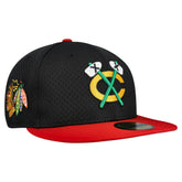 NHL Chicago Blackhawks New Era Mesh Crown Two-Tone 59FIFTY Fitted Hat