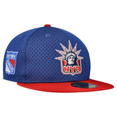 NHL New York Rangers New Era Mesh Crown Two-Tone 59FIFTY Fitted Hat