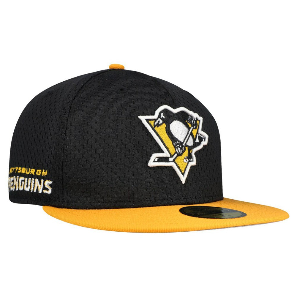 NHL Pittsburgh Penguins New Era Mesh Crown Two-Tone 59FIFTY Fitted Hat
