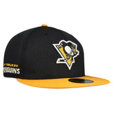 NHL Pittsburgh Penguins New Era Mesh Crown Two-Tone 59FIFTY Fitted Hat