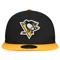 NHL Pittsburgh Penguins New Era Mesh Crown Two-Tone 59FIFTY Fitted Hat