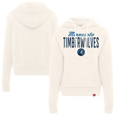Minnesota Timberwolves Sportiqe Women's Ava Boxy Tri-Blend Pullover Hoodie