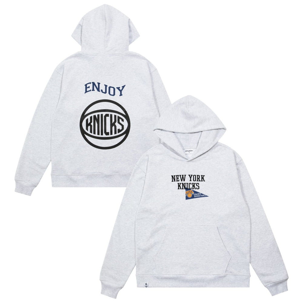 Enjoy Basketball x New York Knicks Unisex Hoop Enthusiast Capsule Collection Pullover Hoodie - Heather Gray outlet