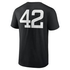 Black San Francisco Giants Jackie Robinson Day Name & Number T-Shirt