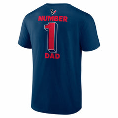 #1 Dad Jersey T-Shirt - Houston Texans T-shirts