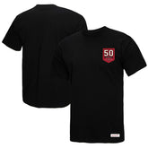 Women's 50th Anniversary Shield Oversized Boyfriend T-Shirt - Tampa Bay Buccaneers T-shirts