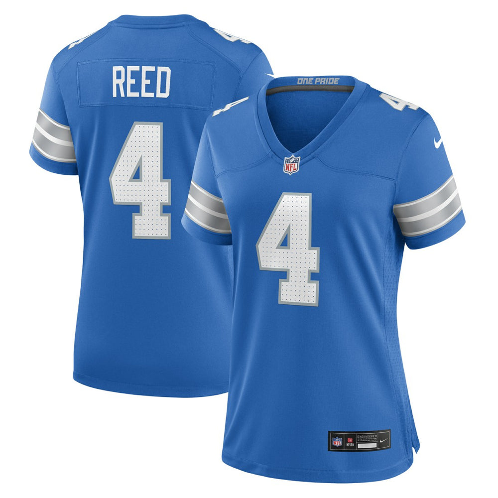 D.J. Reed Women's Team Game Jersey - Detroit Lions Jerseys