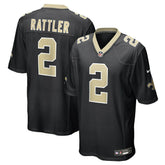 Spencer Rattler Team Game Jersey - New Orleans Saints Jerseys