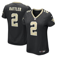 Spencer Rattler Women's Team Game Jersey - New Orleans Saints Jerseys