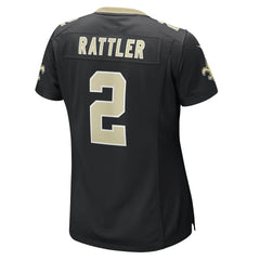 Spencer Rattler Women's Team Game Jersey - New Orleans Saints Jerseys