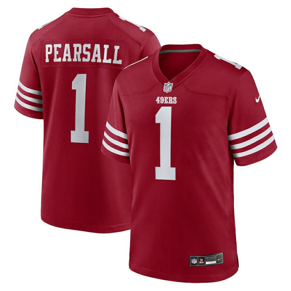 Ricky Pearsall Team Game Jersey - San Francisco 49ers Jerseys