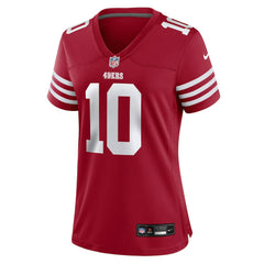 Mac Jones Women's Team Game Jersey - San Francisco 49ers Jerseys