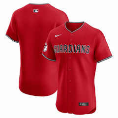 Red Cleveland Guardians Nike Alternate Elite Jersey
