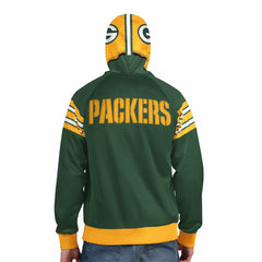 Pro Player Helmet Full-Zip Hooded Track Jacket - Green Bay Packers Jackets