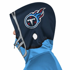 Pro Player Helmet Full-Zip Hooded Track Jacket - Tennessee Titans Jackets