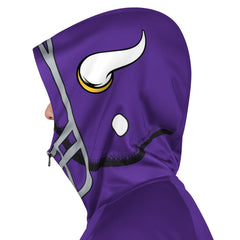 Pro Player Helmet Full-Zip Hooded Track Jacket - Minnesota Vikings Jackets