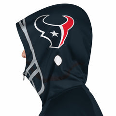 Pro Player Helmet Full-Zip Hooded Track Jacket - Houston Texans Jackets