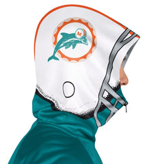 Pro Player Retro Helmet Full-Zip Hooded Track Jacket - Miami Dolphins Jackets