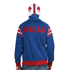 Pro Player Retro Helmet Full-Zip Hooded Track Jacket - Buffalo Bills Jackets