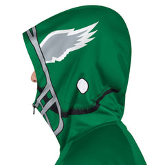 Pro Player Retro Helmet Full-Zip Hooded Track Jacket - Philadelphia Eagles Jackets