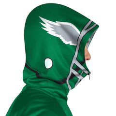 Pro Player Retro Helmet Full-Zip Hooded Track Jacket - Philadelphia Eagles Jackets