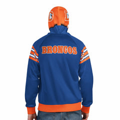 Pro Player Retro Helmet Full-Zip Hooded Track Jacket - Denver Broncos Jackets
