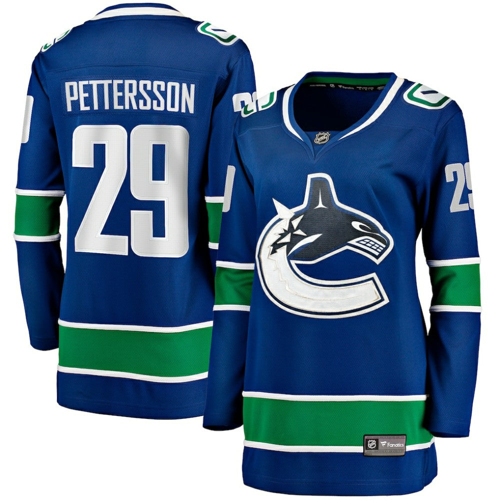 NHL Marcus Pettersson Vancouver Canucks Fanatics Women's Home Breakaway Player Jersey