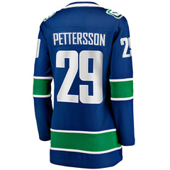 NHL Marcus Pettersson Vancouver Canucks Fanatics Women's Home Breakaway Player Jersey