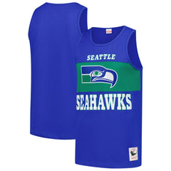Retro Colorblock Tank Top - Seattle Seahawks Tops
