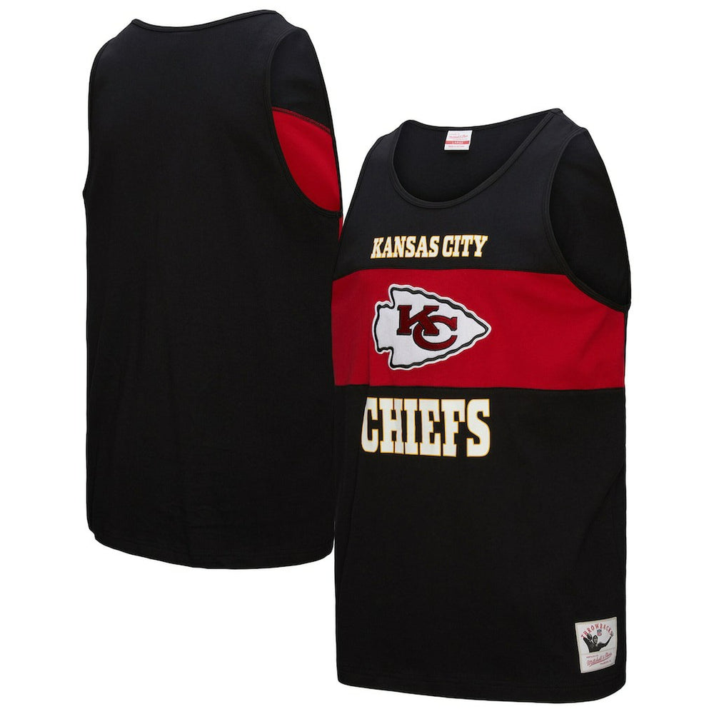 Retro Colorblock Tank Top - Kansas City Chiefs Tops