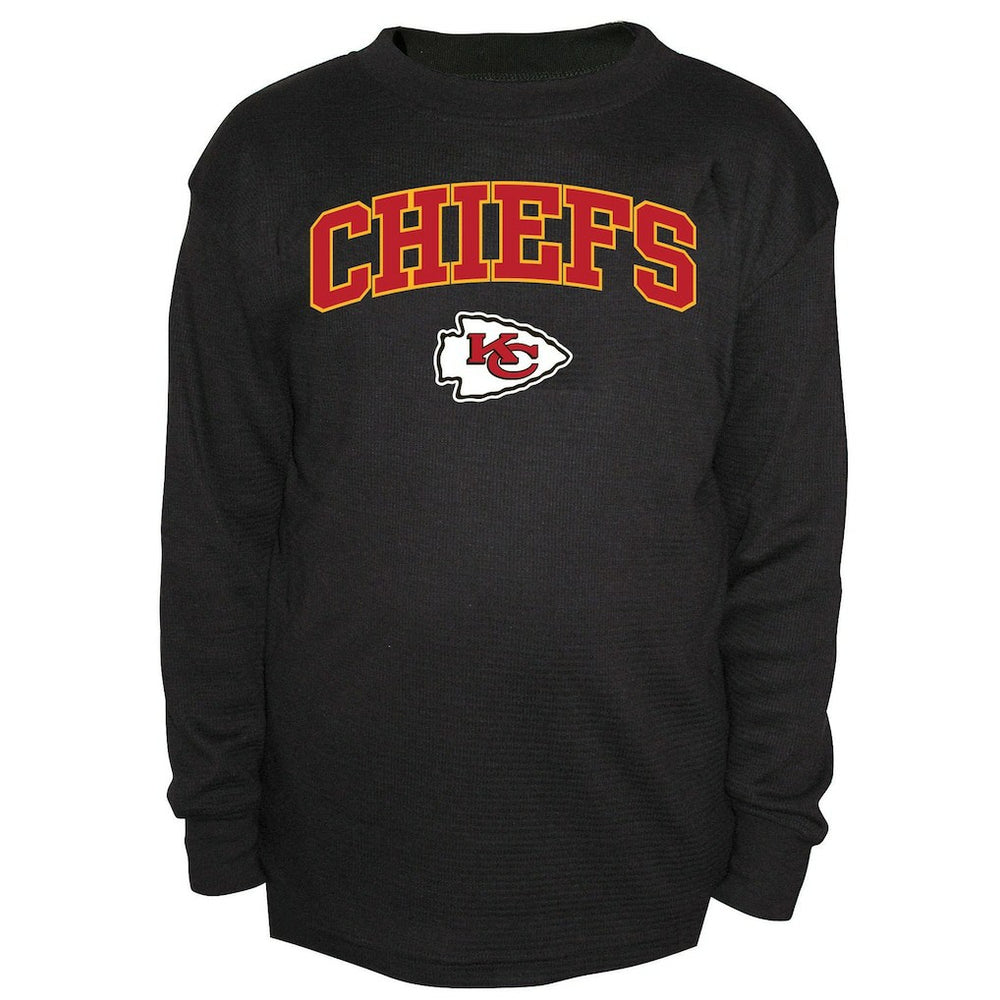 Big & Tall Thermal Long Sleeve Crew Neck T-Shirt - Kansas City Chiefs T-shirts