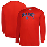 Big & Tall Throwback Thermal Long Sleeve T-Shirt - Houston Texans T-shirts