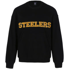 Cuce Women's Chenille Jeweled Sweatshirt - Pittsburgh Steelers Sweatshirts