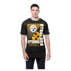Enzyme Washed Oversized T-Shirt - Pittsburgh Steelers T-shirts