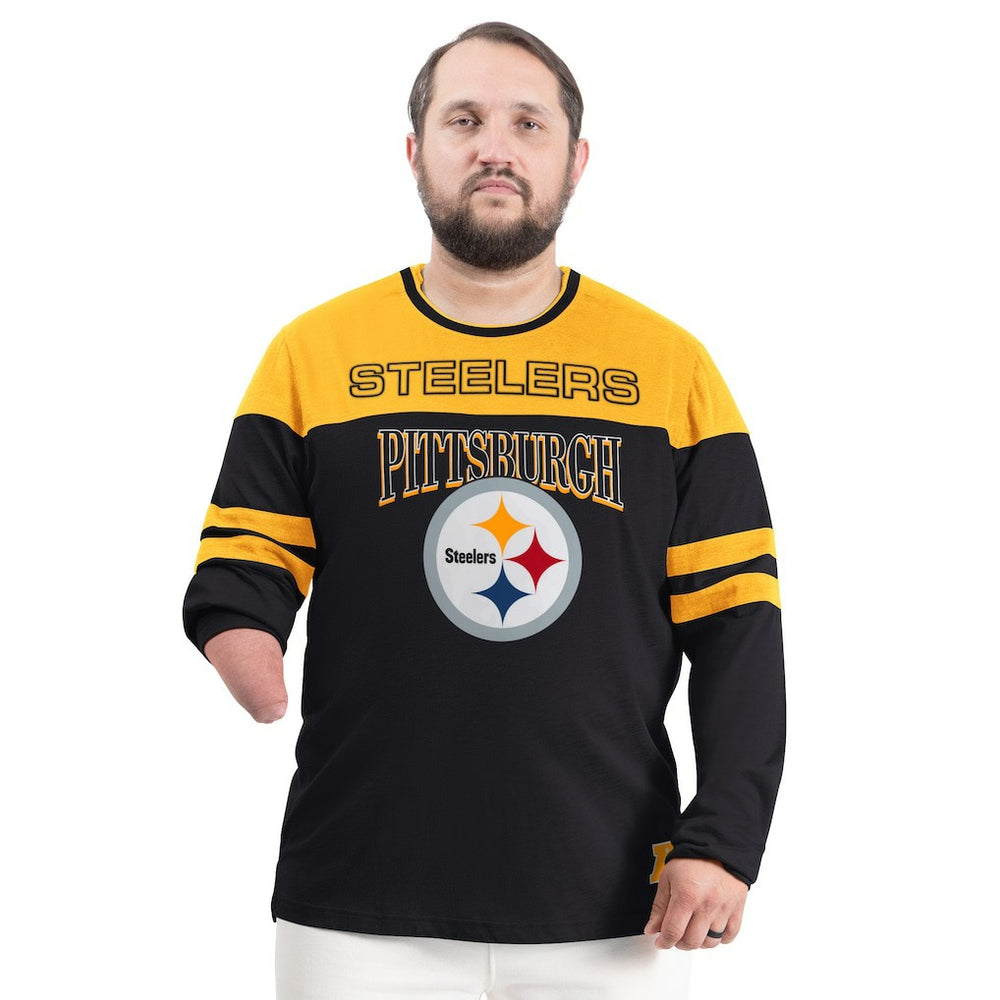G-III Sports by Carl Banks Adaptive Outlast Long Sleeve T-Shirt - Pittsburgh Steelers T-shirts