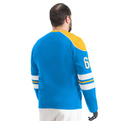 G-III Sports by Carl Banks Adaptive Lord Stanley Crewneck Sweatshirt - Los Angeles Chargers Sweatshirts