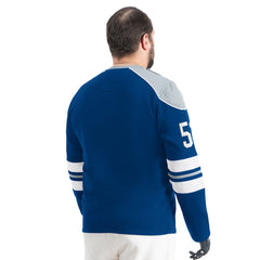 G-III Sports by Carl Banks Adaptive Lord Stanley Crewneck Sweatshirt - Indianapolis Colts Sweatshirts