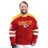 G-III Sports by Carl Banks Adaptive Lord Stanley Crewneck Sweatshirt - Kansas City Chiefs Sweatshirts