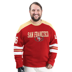 G-III Sports by Carl Banks Adaptive Lord Stanley Crewneck Sweatshirt - San Francisco 49ers Sweatshirts