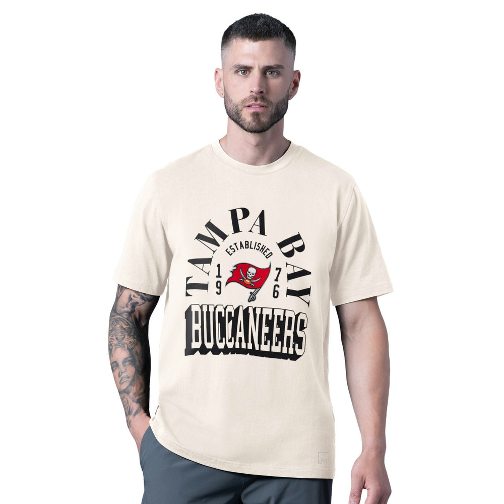 MSX by Michael Strahan Whiteout Vintage T-Shirt - Tampa Bay Buccaneers T-shirts
