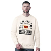 MSX by Michael Strahan Whiteout Tri-Blend Sweatshirt - Washington Commanders Sweatshirts