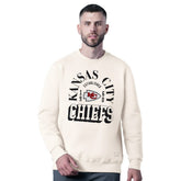 MSX by Michael Strahan Whiteout Tri-Blend Sweatshirt - Kansas City Chiefs Sweatshirts
