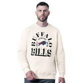 MSX by Michael Strahan Whiteout Tri-Blend Sweatshirt - Buffalo Bills Sweatshirts